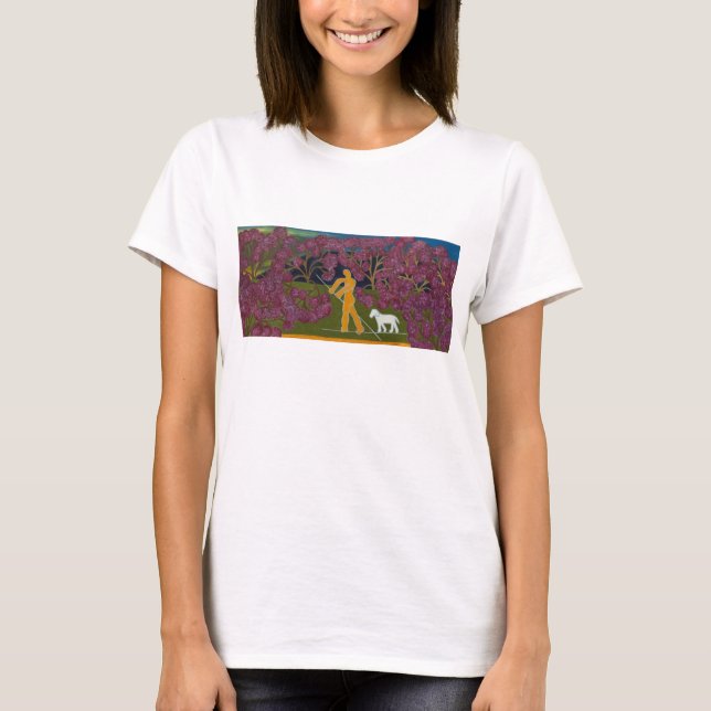 Punting in the River Avon 2011 T-Shirt (Front)