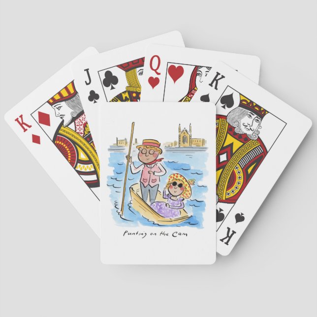 Punting on the Cam, Cambridge Playing Cards (Back)