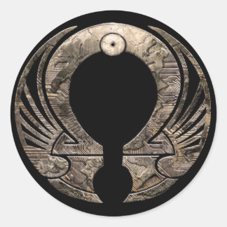 Punto Omega - Logo Round Sticker