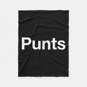 Punts Funny Shirt, Punts Funny Saying Quote Shirt, Fleece Blanket
