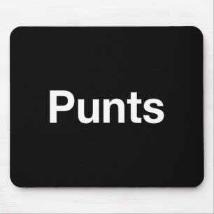 Punts Funny Shirt, Punts Funny Saying Quote Shirt, Mouse Mat