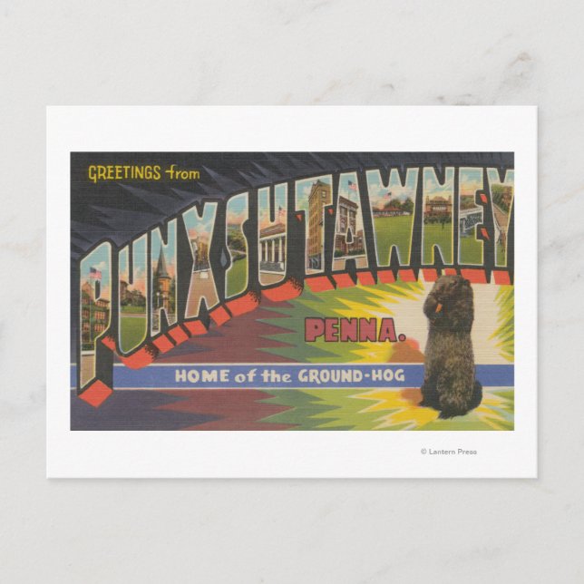 Punxsutawney, Pennsylvania (Groundhog) Postcard (Front)