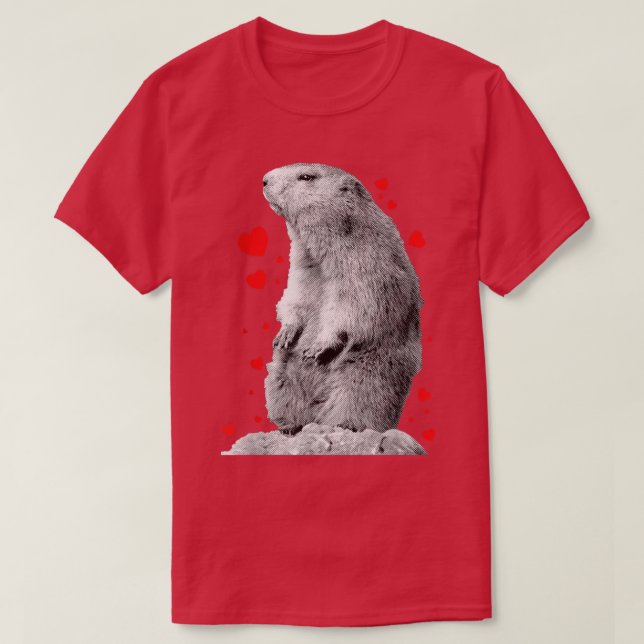 Punxsutawney Phil Dramatic Groundhog Day Whistle P T-Shirt (Design Front)