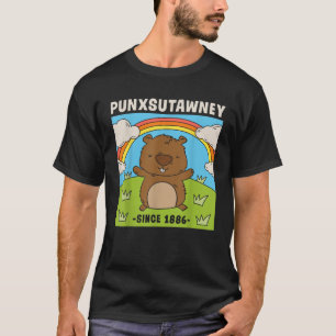 Punxsutawney Phil Groundhog Day Since 1986 Retro 6 T-Shirt
