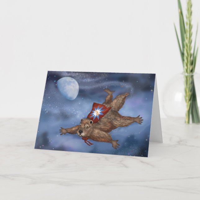 Punxsutawney Phil, Rodent Superhero Card (Front)