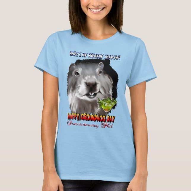 Punxsutawney Phil's Shadow Shirt (Front)