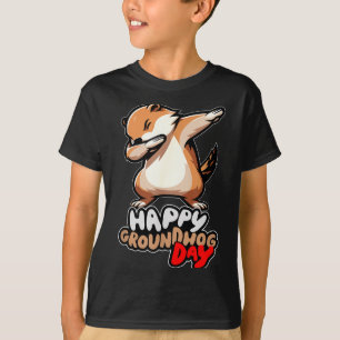 Punxsy Phils Cute Groundhog Day Feb 2nd Holiday Da T-Shirt
