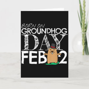 Punxsy Phils Cute Groundhog Day February 2nd Happy Card