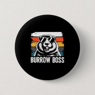 Punxy Phils Groundhog Day Costume February 2nd Bur 6 Cm Round Badge