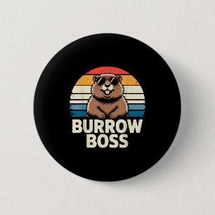 Punxy Phils Groundhog Day Costume February 2nd Bur 6 Cm Round Badge