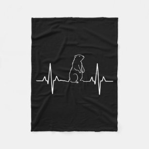 Punxy Phils Groundhog Day Costume February 2nd Hea Fleece Blanket