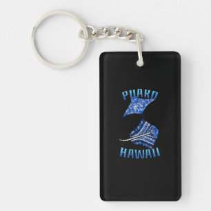 Puoko Hawaii Vacation Tribal Stingray Key Ring