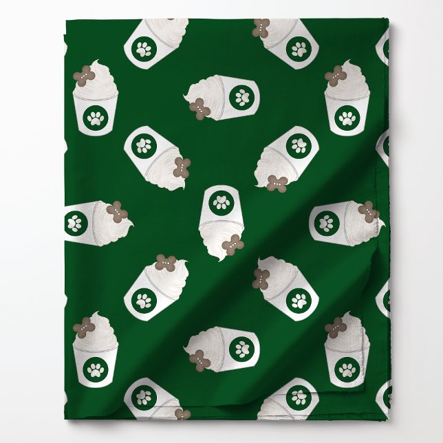 Pup Cups on Green Fabric (Creator Uploaded)