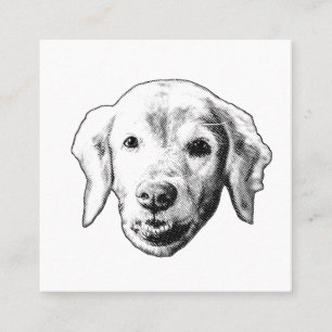Pup Friendly Impression Square Business Card