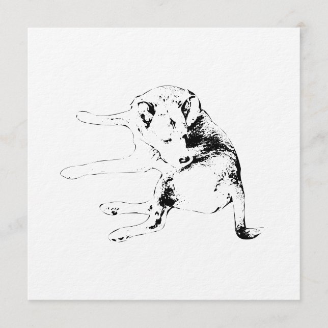 Pup Fun Invite (Front)