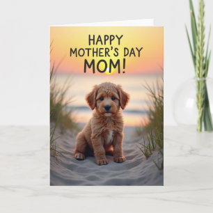 Pup Happy Mothers Day Mum Card