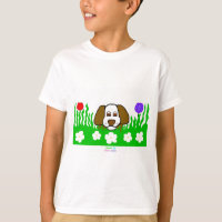 Pup N Play Boys White Basic T Shirt