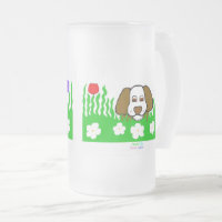 Pup N Play Large Frosted Glass Mug