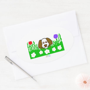 Pup N Play Oval Sticker