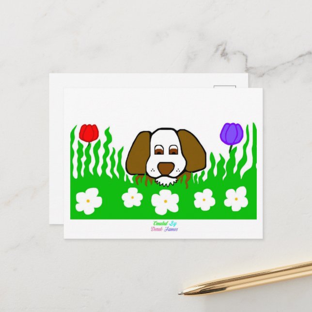 Pup N Play Postcard (Front/Back In Situ)