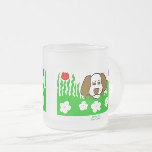 Pup N Play Small Frosted Glass Mug