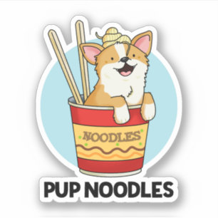Pup Noodles Funny Cup Noodles Pun 