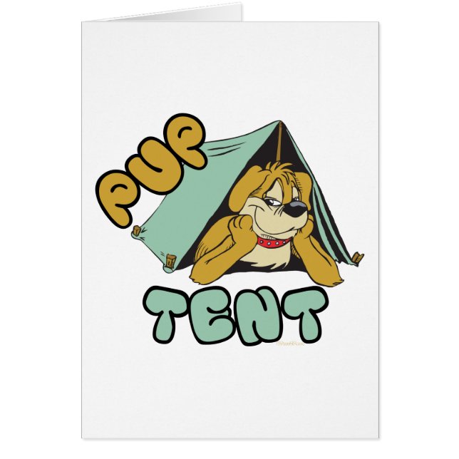 Pup Tent Camping (Front)
