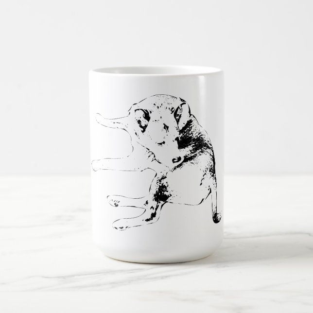 Pup Warm Start Coffee Mug (Center)