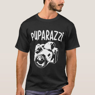 Puparazzi Dog Lover Photography For Photographer M T-Shirt