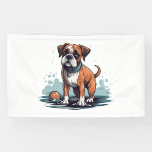 PupArt Design Boxer Briefs - Funny Dog Graphic Banner