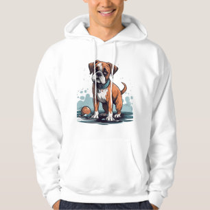 PupArt Design Boxer Briefs - Funny Dog Graphic Hoodie