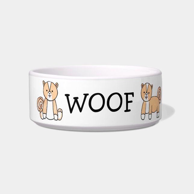 Pupeye WOOF Bowl  (Front)