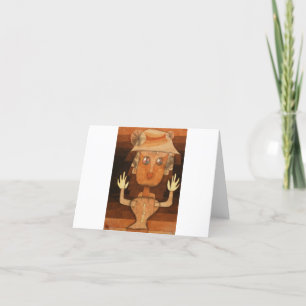 Puppet by Paul Klee Thank You Card