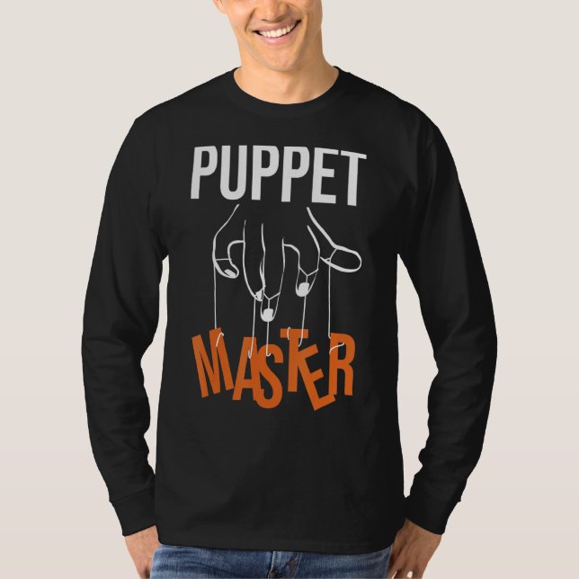 Puppet Master Ventriloquist Ventriloquism Puppetee T-Shirt (Front)