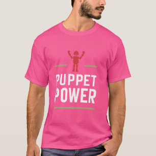 Puppet Mastery Shadow Play Ventriloquist Performan T-Shirt
