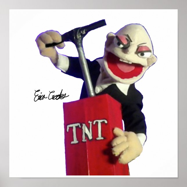 Puppet punk with TNT plunger Poster (Front)