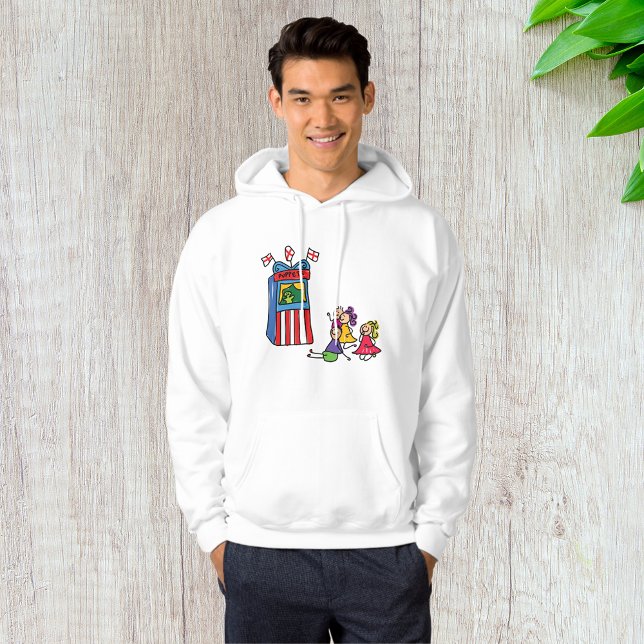 Puppet Show Mens Hoodie (Creator Uploaded)