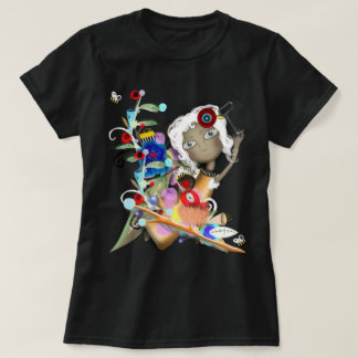 Puppet wonderland leafs botanical bottle key  T-Sh T-Shirt