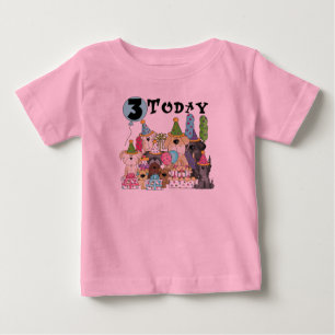 Puppies 3rd Birthday Bash Tshirts and Gifts