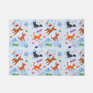 Puppies and Kittens Doormat