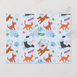 Puppies and Kittens Postcard