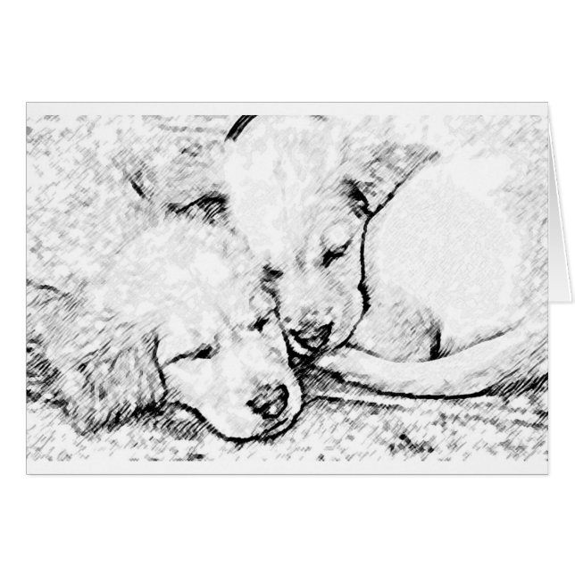 Puppies Card (Front Horizontal)