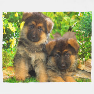 Puppies Fleece Blanket