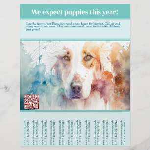 Puppies for sale flyer