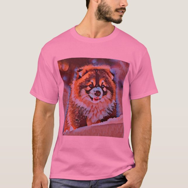Puppies Huskies T-Shirt (Front)