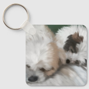 Puppies Key Ring