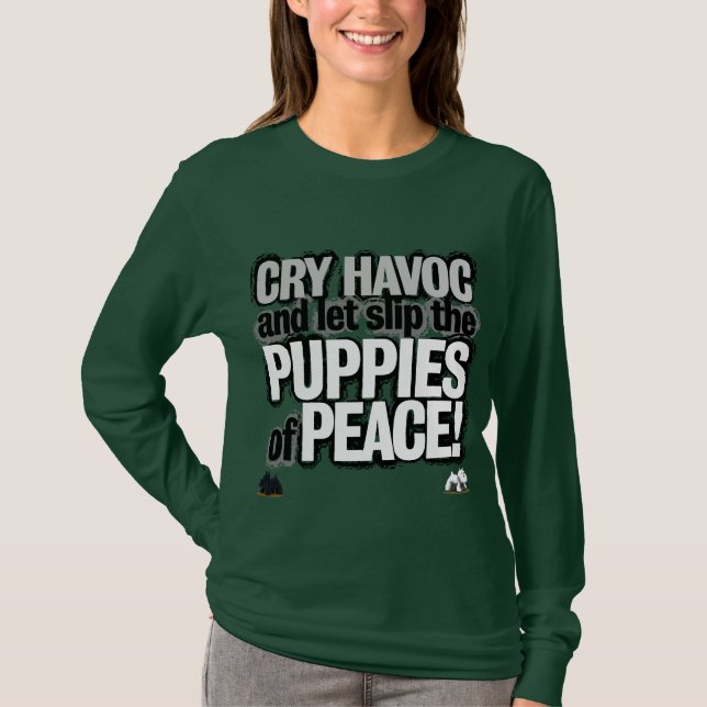 Puppies of Peace! T-Shirt (Front)