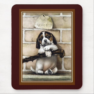 "Puppy, 4 Weeks Old" Mouse Mat