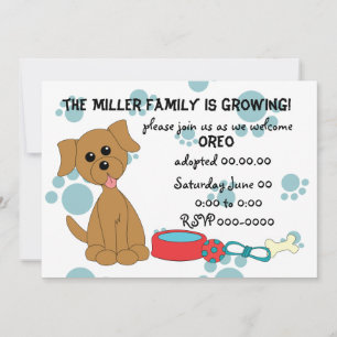 Puppy Adoption Celebration! Invitation