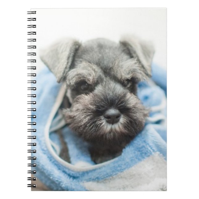 Puppy After Bath Notebook (Front)
